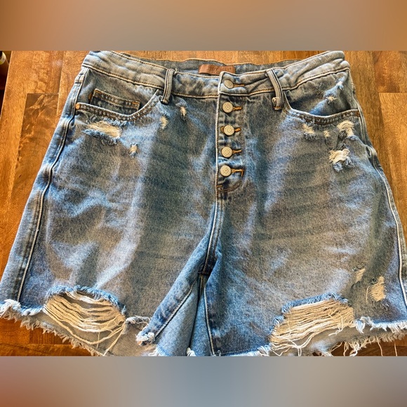 Judy Blue Kara High Rise Rigid Magic Button Fly Size 1XL - Picture 2 of 5